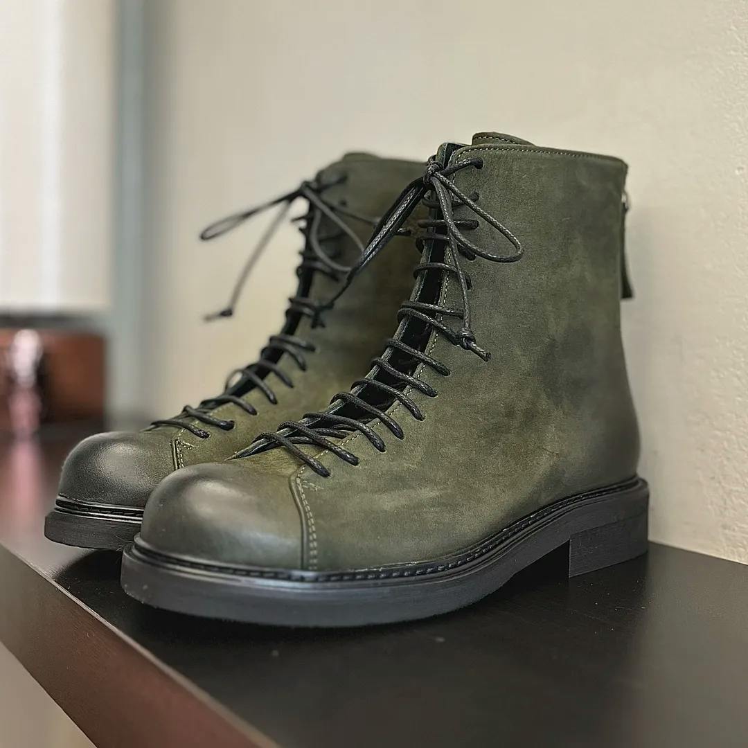 Modello Pattino Boots - VERDE FORESTA WASH