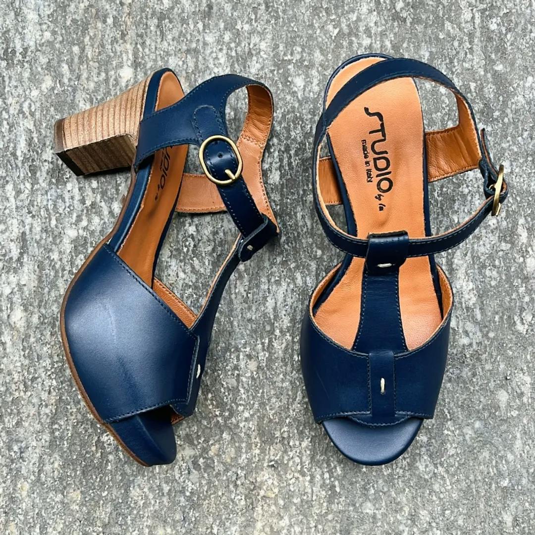 Sandalo Cuore - color BLU