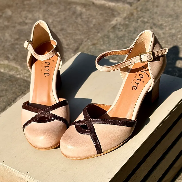 Modello Letizia - color PANNA e CAFFE'