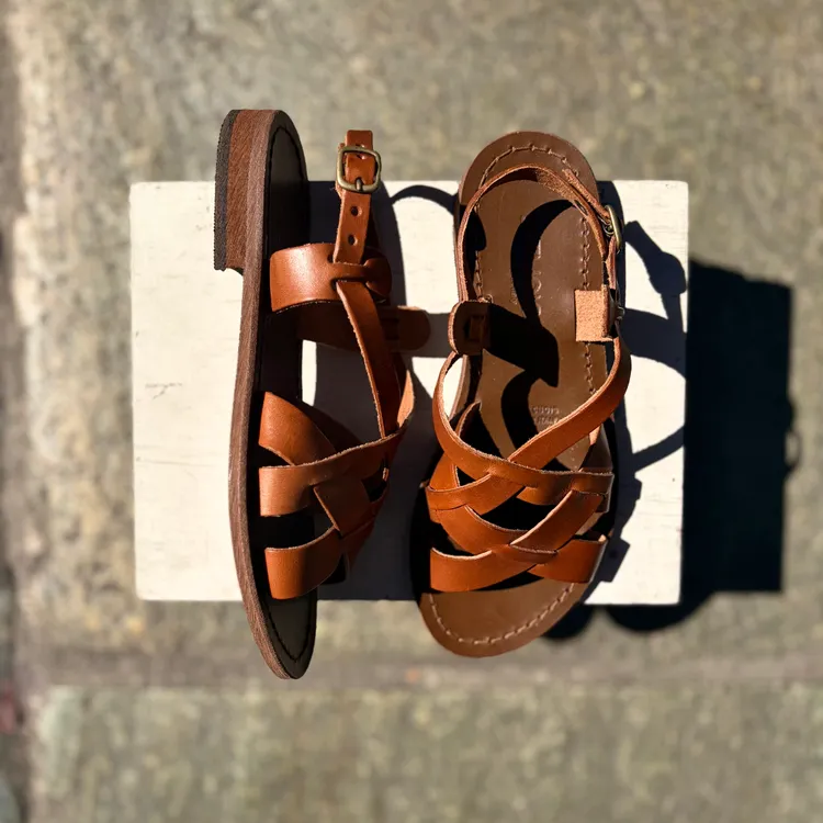 Sandalo francescano Atene - color CUOIO