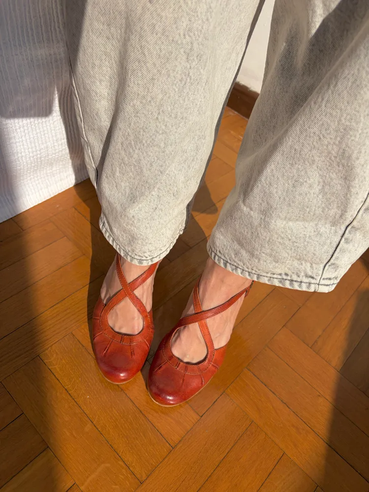 Modello Lucrezia - color ROSSO BRUCIATO