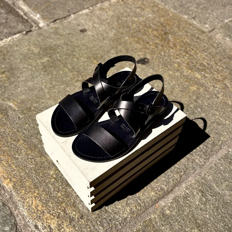Sandalo francescano Bali - color NERO