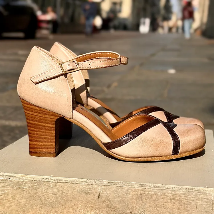 Modello Letizia - color PANNA e CAFFE'