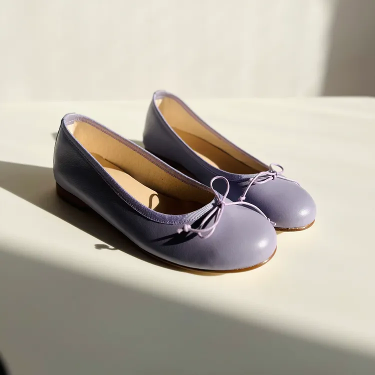 Ballerina con zeppa interna - color LILLA