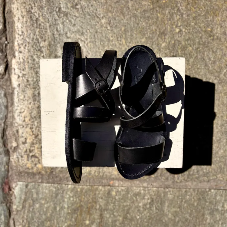 Sandalo francescano Bali - color NERO