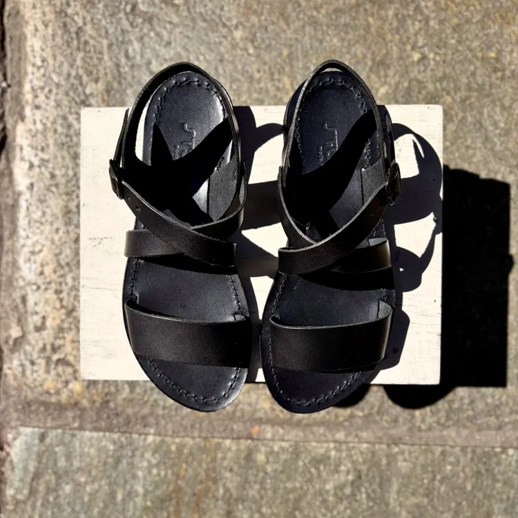 Sandalo francescano Bali - color NERO