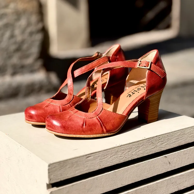 Modello Lucrezia - color ROSSO BRUCIATO