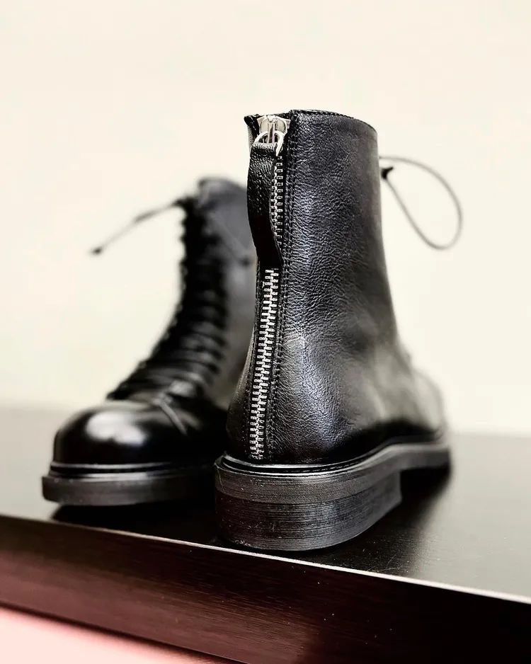 Modello Pattino Boots - NERO LUCIDO
