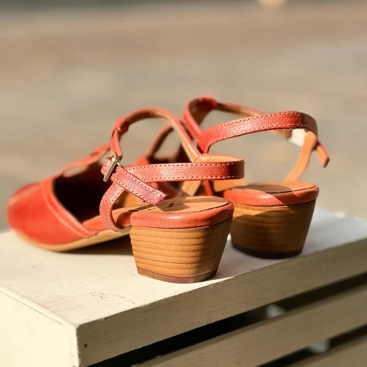 Sabot Eva - color ROSSO BRUCIATO