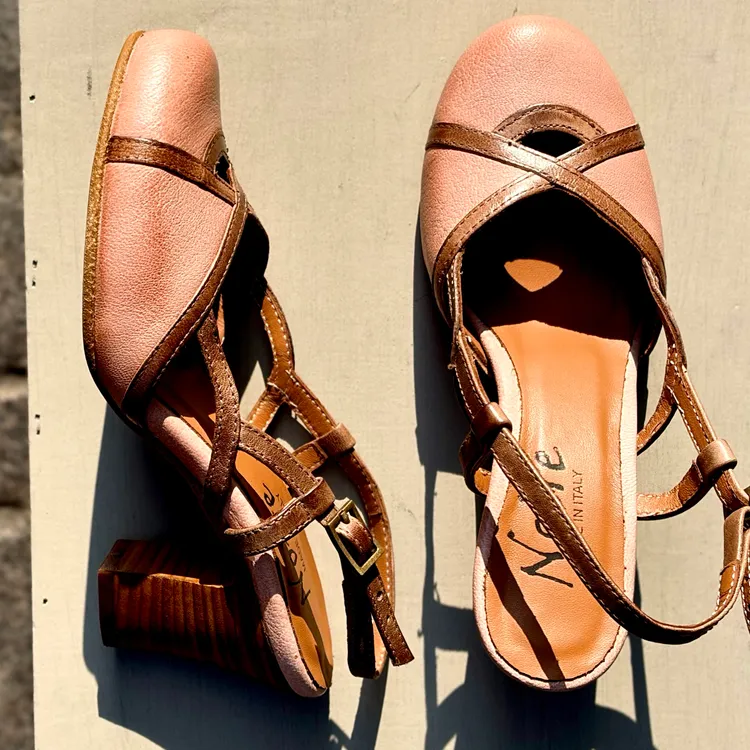 Sabot Gaia - bicolor CIPRIA e TAUPE