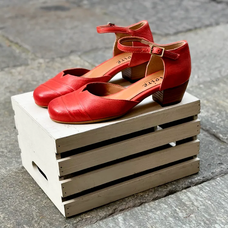 Nuvola tacco 3 cm - color ROSSO VERMIGLIO