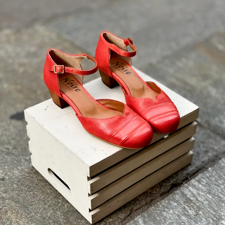 Nuvola tacco 3 cm - color ROSSO VERMIGLIO