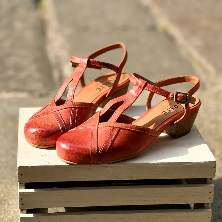 Sabot Eva - color ROSSO BRUCIATO