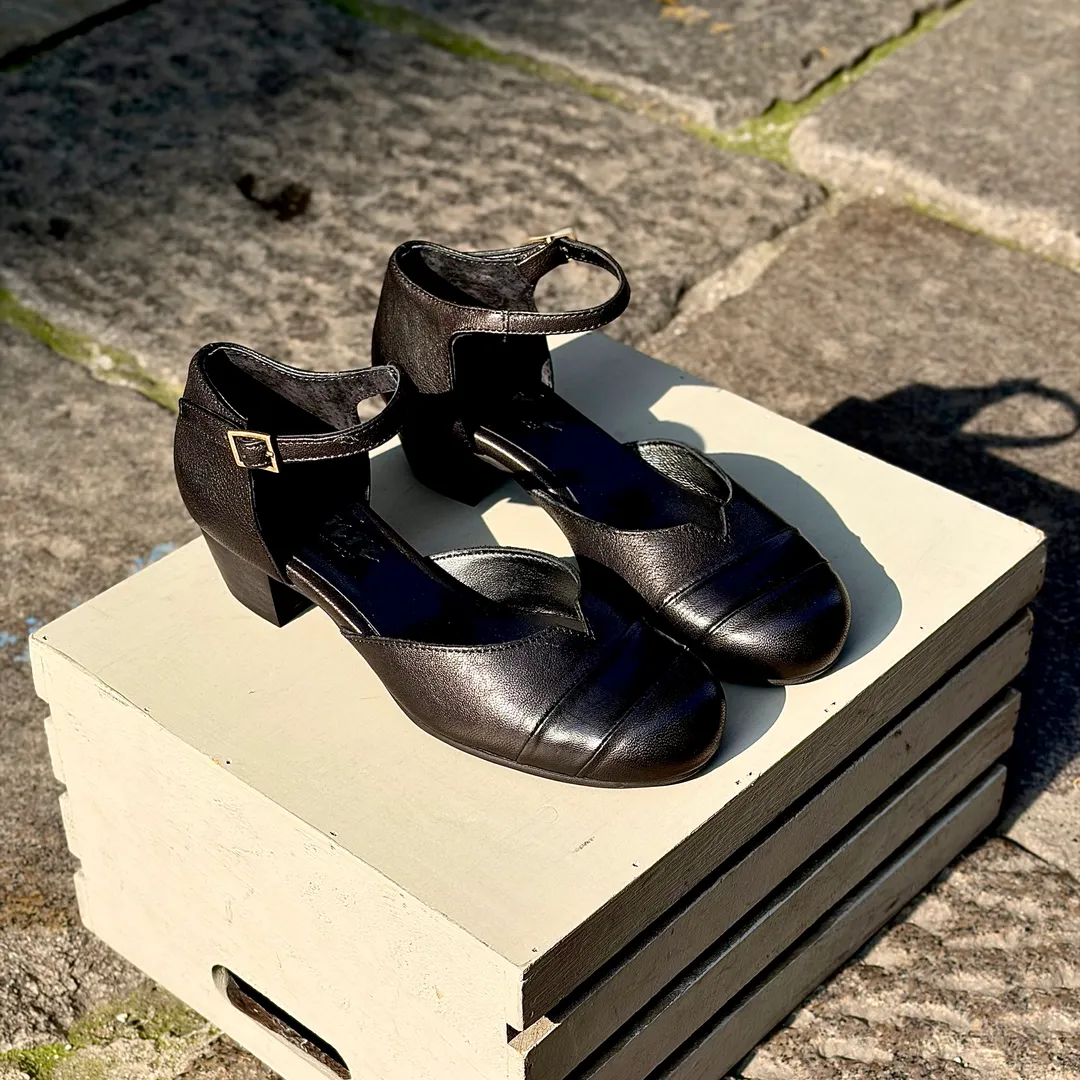 Nuvola tacco 3 cm - color TOTAL BLACK