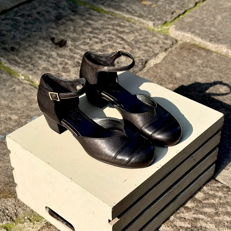 Nuvola tacco 3 cm - color TOTAL BLACK