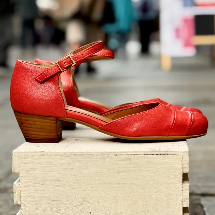 Nuvola tacco 3 cm - color ROSSO VERMIGLIO