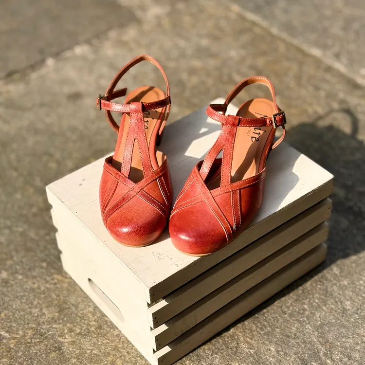 Sabot Eva - color ROSSO BRUCIATO