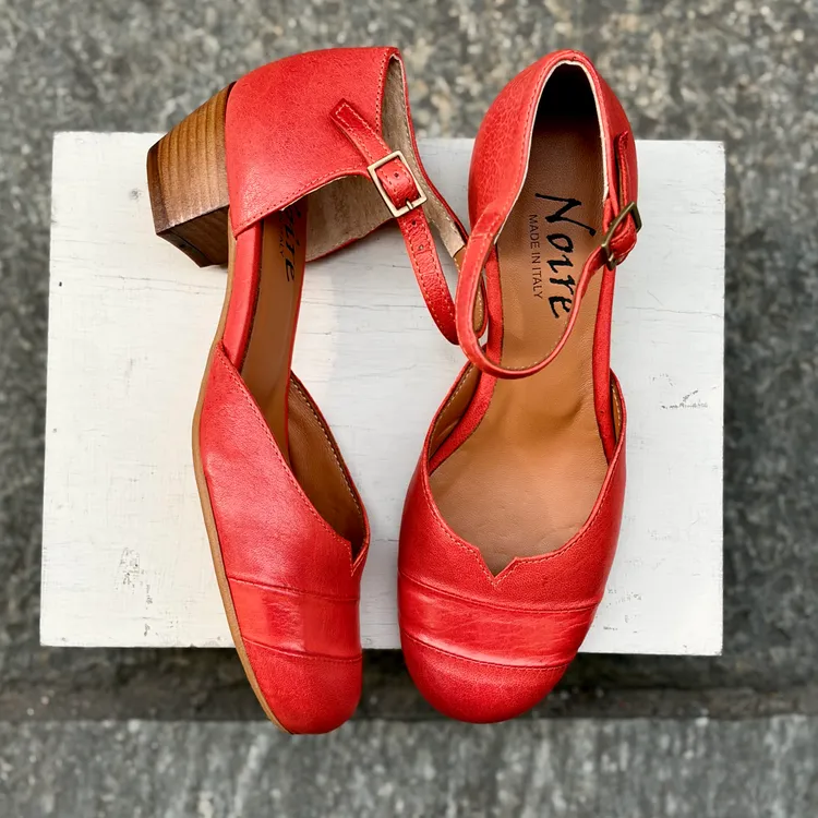 Nuvola tacco 3 cm - color ROSSO VERMIGLIO