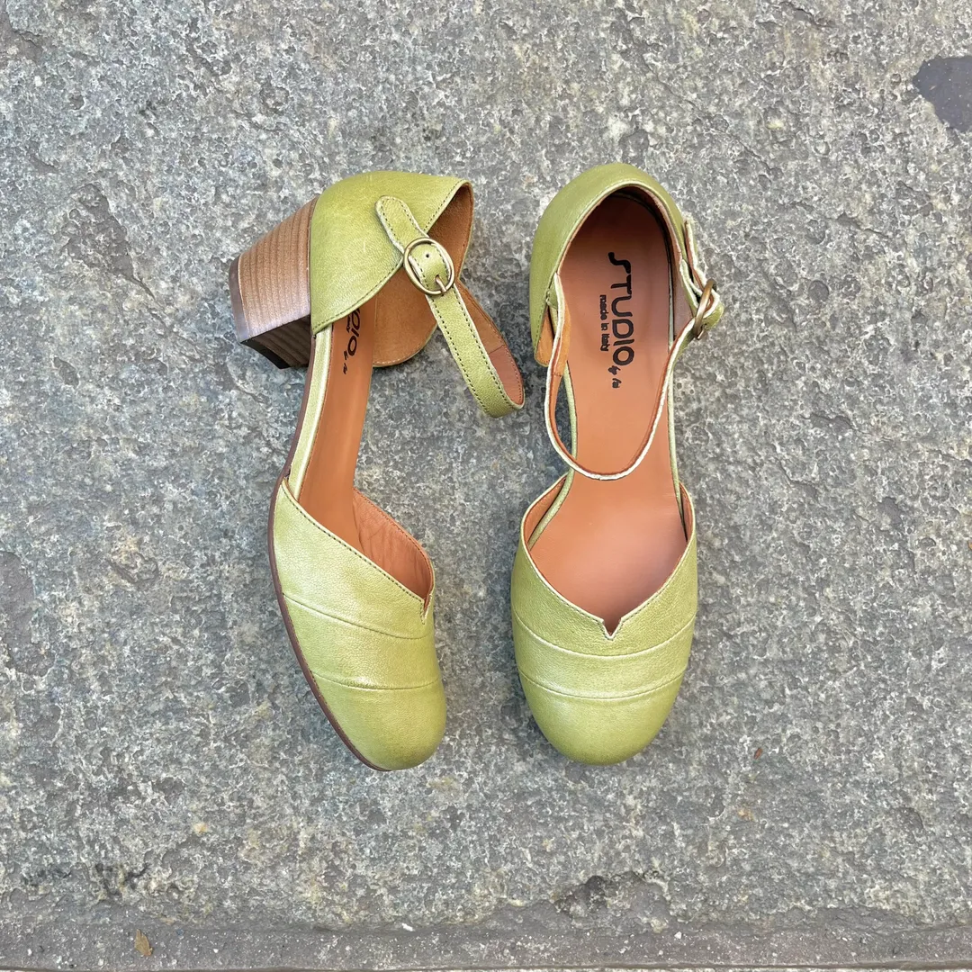 Nuvola tacco 3 cm - color VERDE MUSCHIO