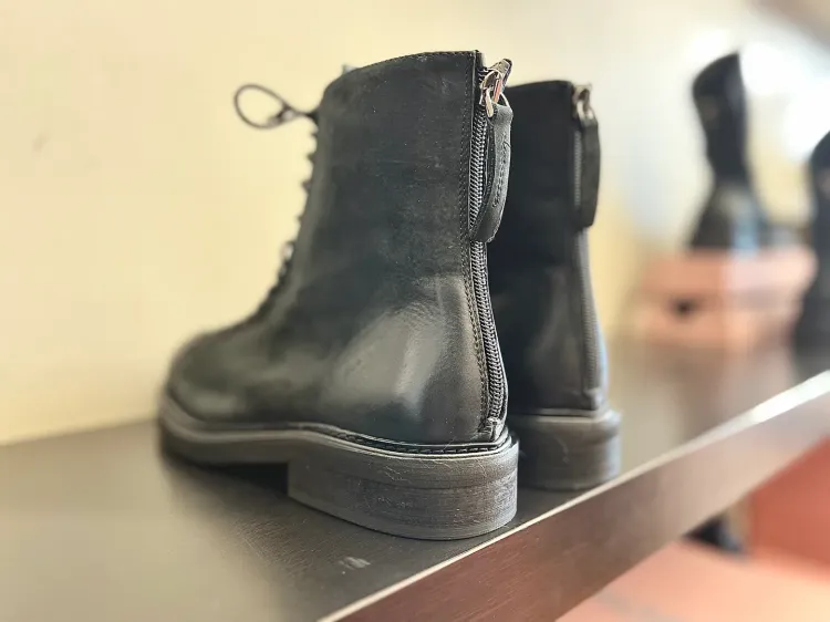  Modello Pattino Boots - NERO OPACO WASH