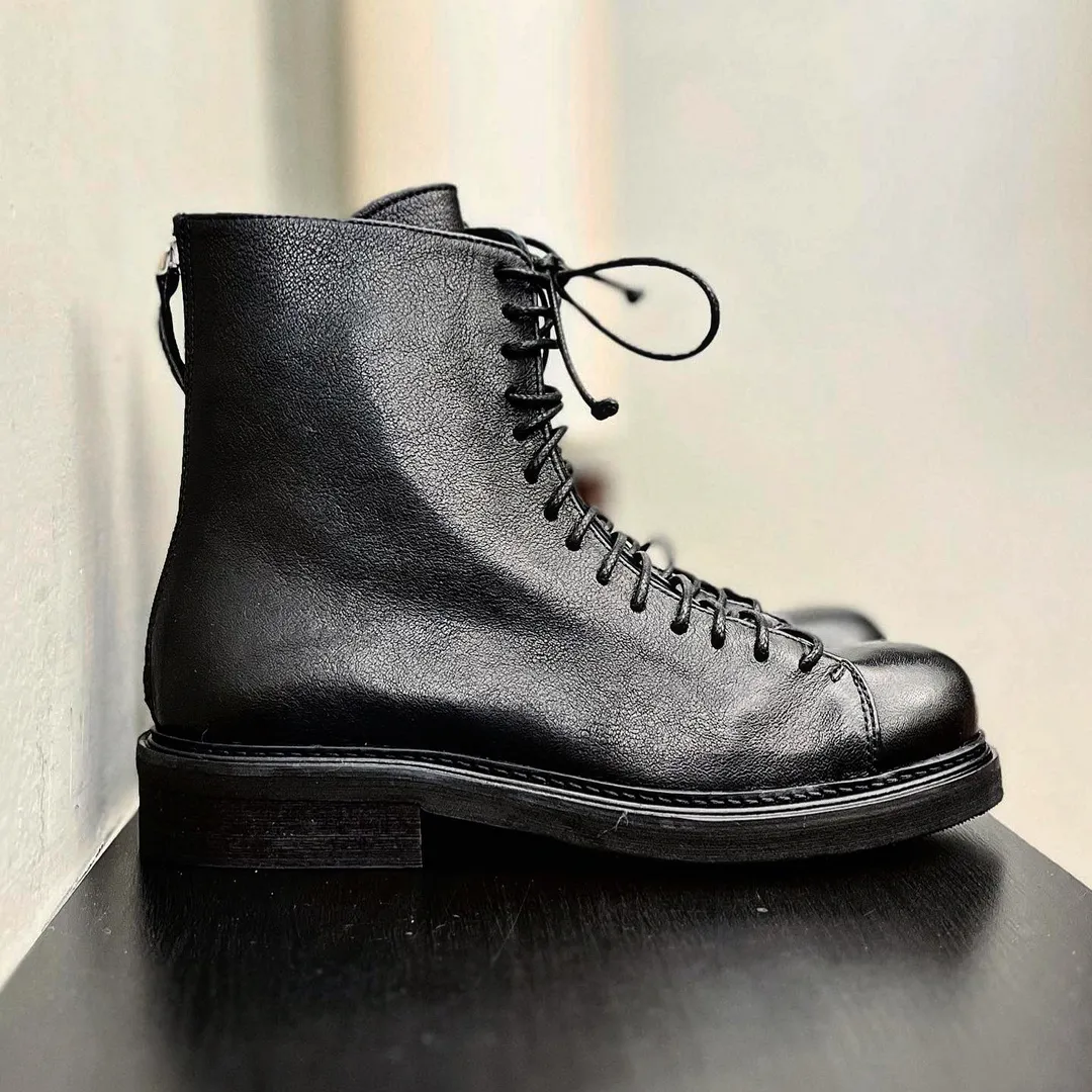 Modello Pattino Boots - color NERO LUCIDO