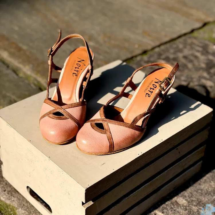 Sabot Gaia - bicolor CIPRIA e TAUPE