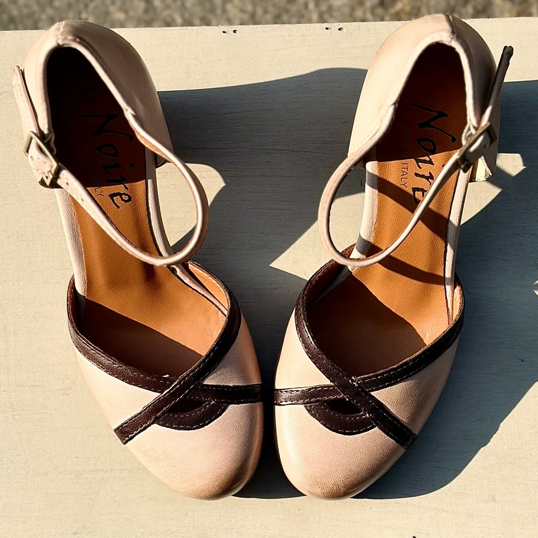 Modello Letizia - color PANNA e CAFFE'