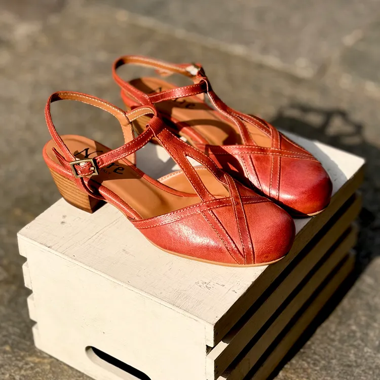 Sabot Eva - color ROSSO BRUCIATO