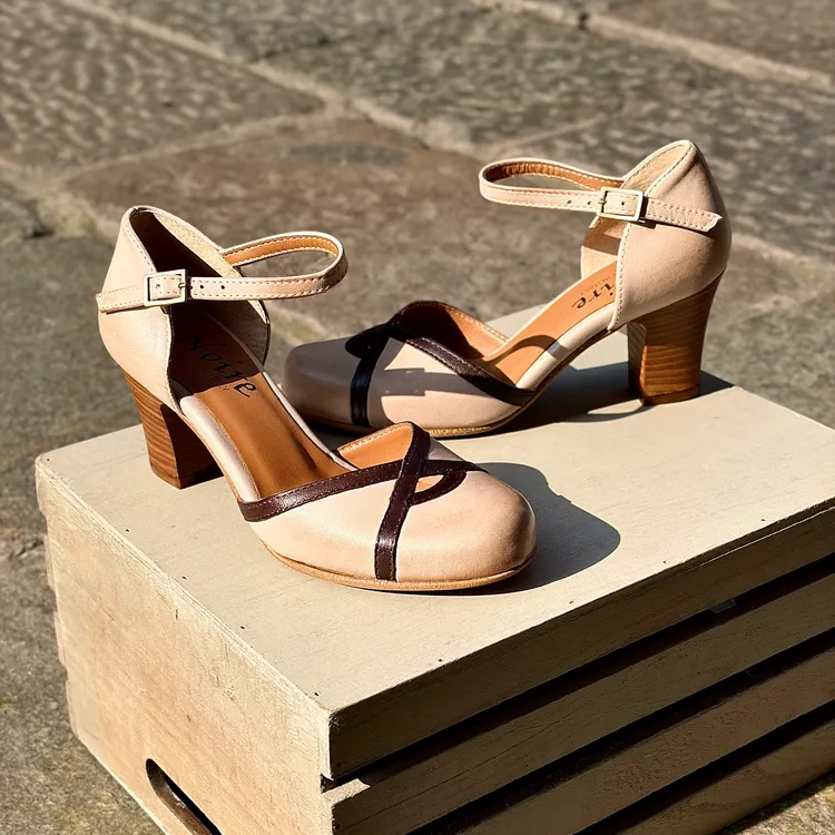 Modello Letizia - color PANNA e CAFFE'