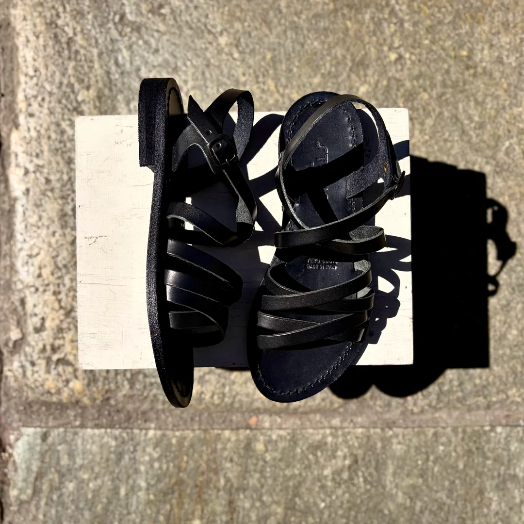 Sandalo francescano Fiji - color NERO