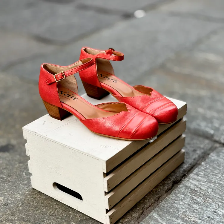 Nuvola tacco 3 cm - color ROSSO VERMIGLIO