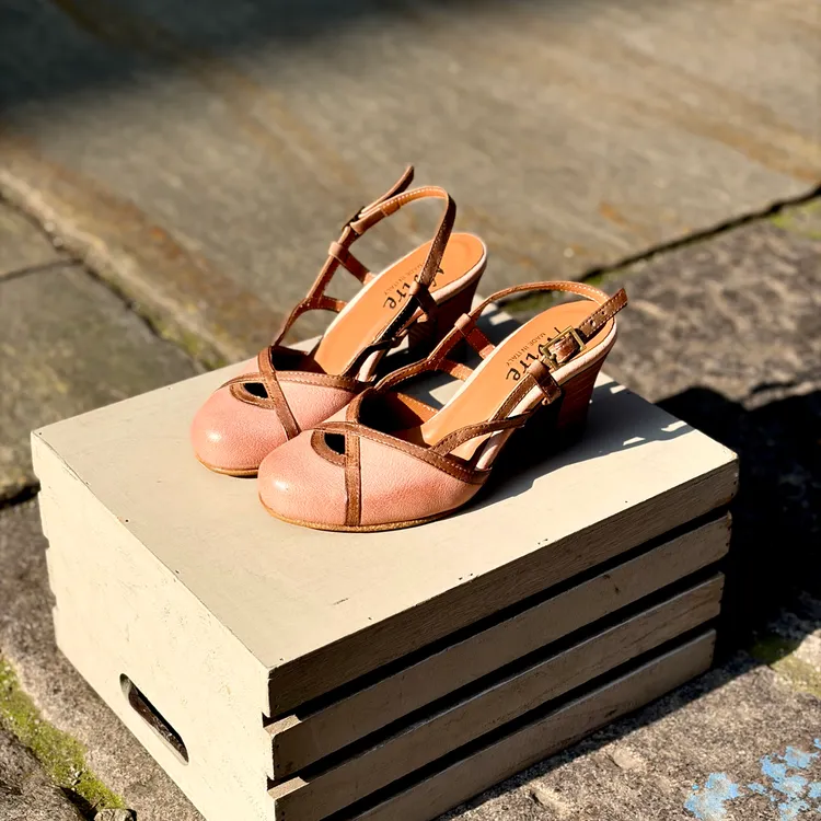 Sabot Gaia - bicolor CIPRIA e TAUPE