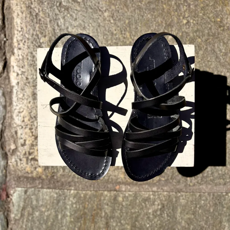 Sandalo francescano Fiji - color NERO