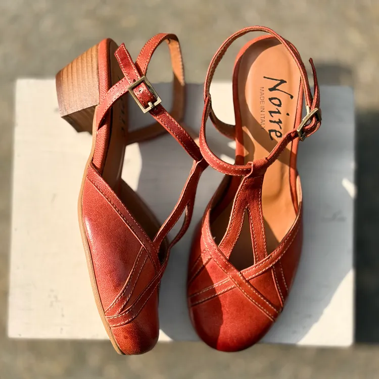 Sabot Eva - color ROSSO BRUCIATO