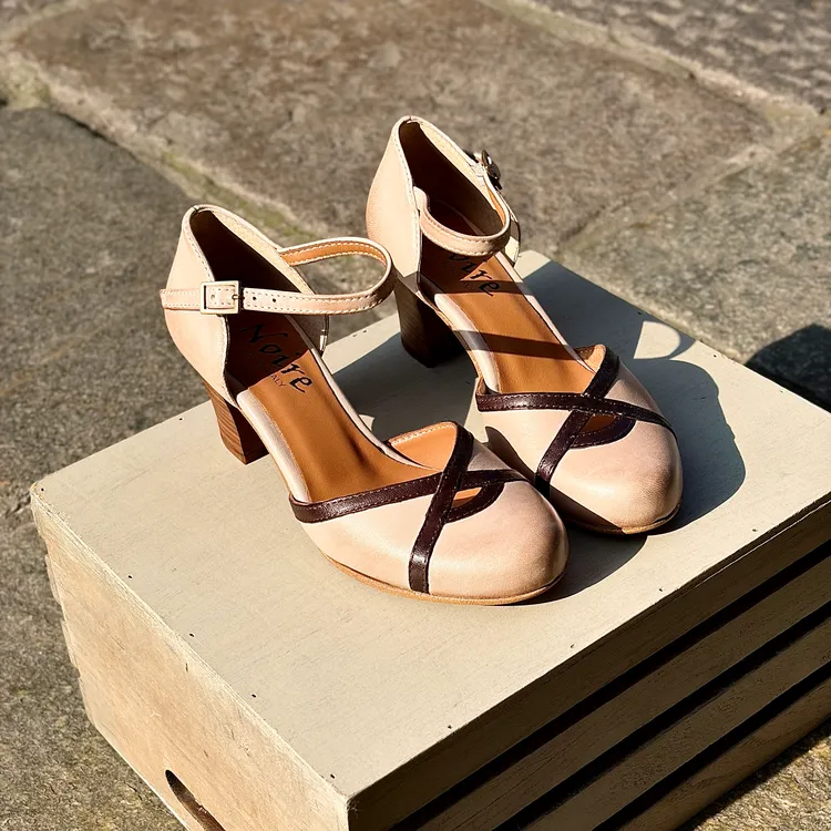 Modello Letizia - color PANNA e CAFFE'