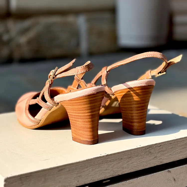 Sabot Gaia - bicolor CIPRIA e TAUPE