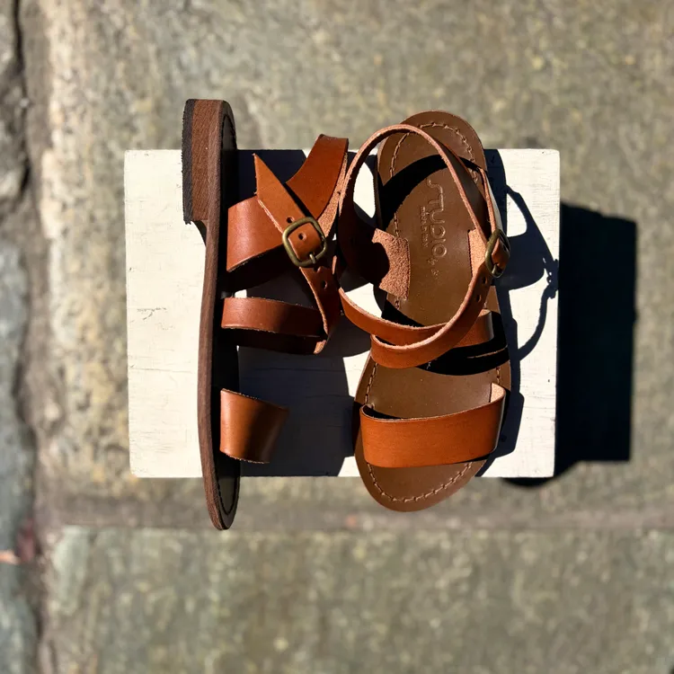 Sandalo francescano Bali - color CUOIO